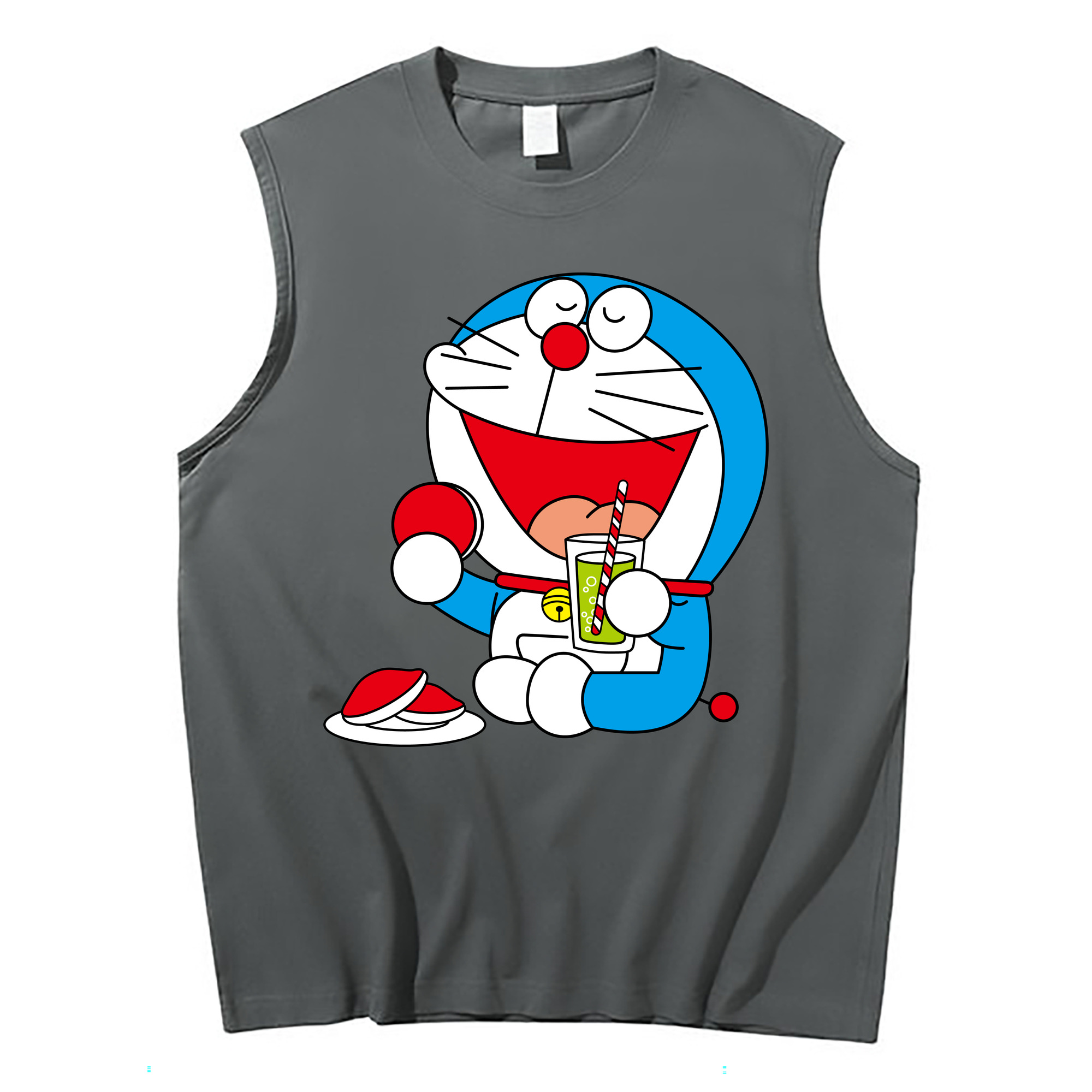 （画像用） ドラえもん Doraemon コットン100％タンクトップ（フロントプリント）
